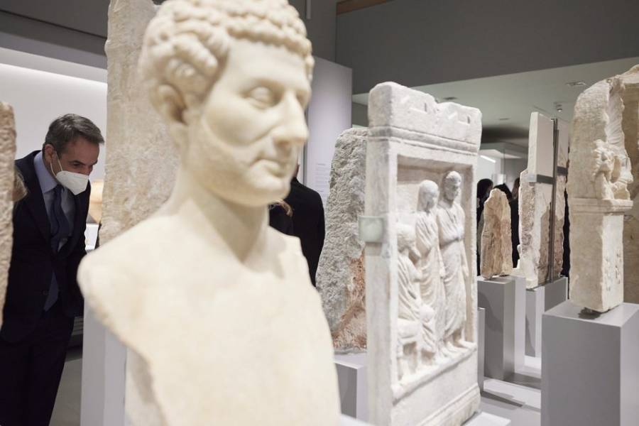 Μητσοτάκης: Επισκέφτηκε το νέο Αρχαιολογικό Μουσείο Χανίων