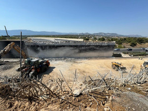 Αποκαταστάθηκε πλήρως η κυκλοφορία στη νέα Εθνική Οδό Αθηνών-Κορίνθου