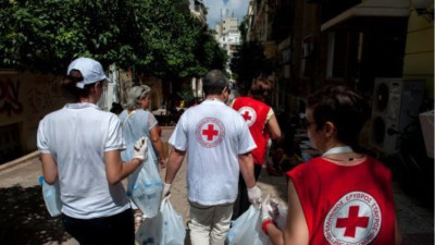 Ερυθρός Σταυρός: Συγκέντρωση τροφίμων για τους πυρόπληκτους της Βορειοανατολικής Αττικής