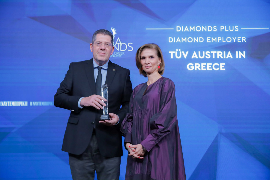 TÜV Austria Ελλάδας: Διακρίθηκε στα «Diamonds of the Greek Economy»