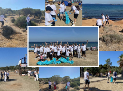Εθελοντικός Καθαρισμός της παραλίας Μεγάλο Καβούρι από την Revoil