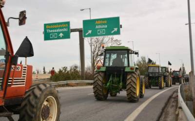Οι αγρότες θα κλείσουν τους δρόμους την Τετάρτη στη Λάρισα