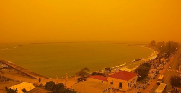 Αφρικανική σκόνη «κάλυψε» την Ελλάδα: Απόκοσμες εικόνες (photos & video)