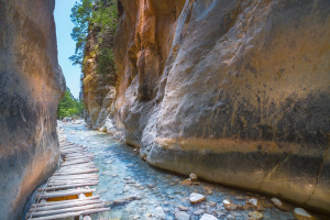 Κλειστό την Κυριακή (27/10) λόγω καιρού το φαράγγι της Σαμαριάς