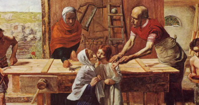 «Σκηνή από την παιδική ηλικία του Ιησού» του Βρετανού ζωγράφου Τζον Έβερετ Μιλέ