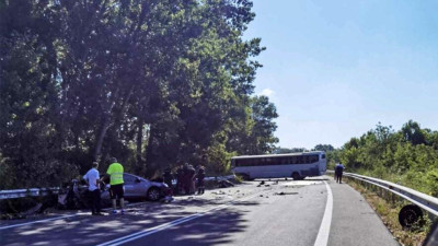 Πολύνεκρο τροχαίο στην Ξάνθη μετά από σύγκρουση λεωφορείου με ΙΧ