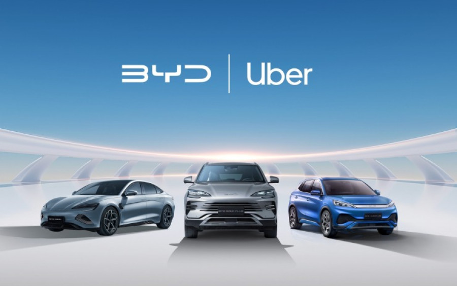 BYD και Uber συνεργάζονται για την «εξάπλωση» των ηλεκτρικών οχημάτων