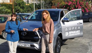 ΗΡΑΚΛΗΣ: Δωρεά οχήματος στο Δήμο Πεντέλης για την αντιπυρική προστασία