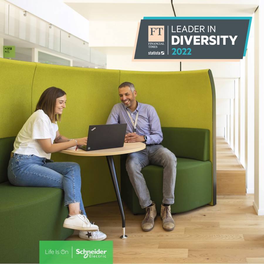 Η Schneider Electric για τρίτη συνεχόμενη χρονιά «Diversity Leader 2022»