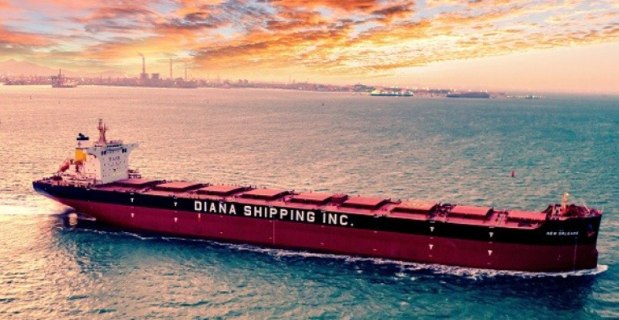 Diana Shipping: Υπέγραψε σύμβαση χρονοναύλωσης panamax με τη Raffles Shipping