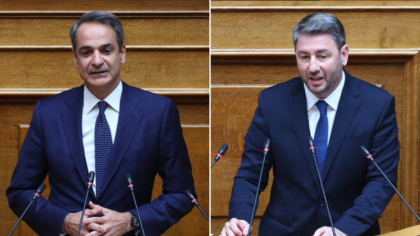 Βουλή: «Μετωπική» Μητσοτάκη – Ανδρουλάκη με πρόσχημα το Σύνταγμα - «Καρφιά» για Φλωρίδη