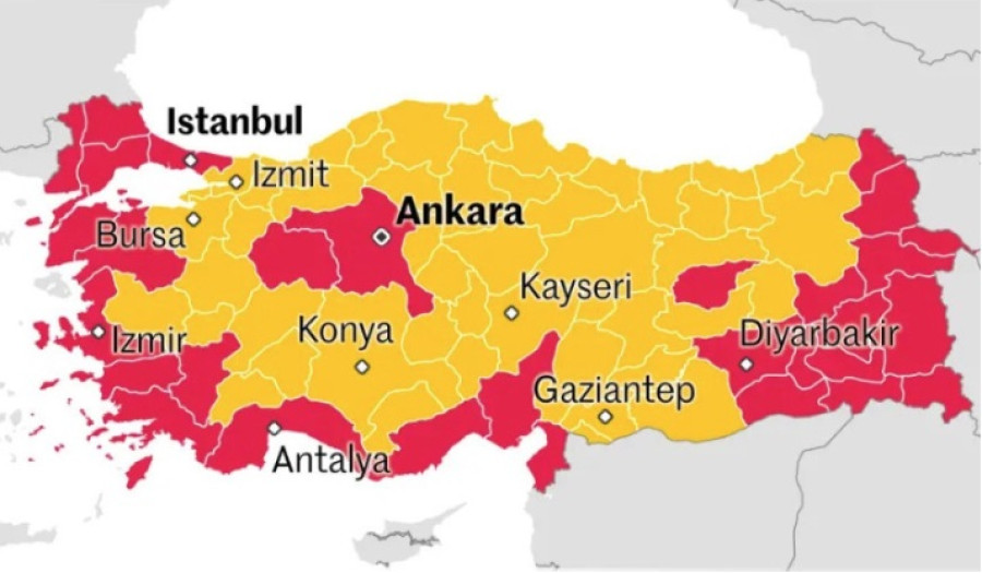 Χάρτης του Anadolu παρουσιάζει ως… τουρκικά ελληνικά νησιά-Παρέμβαση της Αθήνας