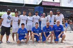 Νικοπολίδης και Παπαδόπουλος παίζουν footvolley στον Σχοινιά