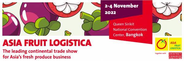 Νέα ημερομηνία για την ASIA FRUIT LOGISTICA, στην Μπανγκόκ