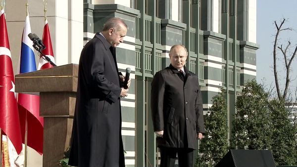 Πούτιν- Ερντογάν: Εγκαινίασαν τον πυρηνικό σταθμό στο Άκουγιου