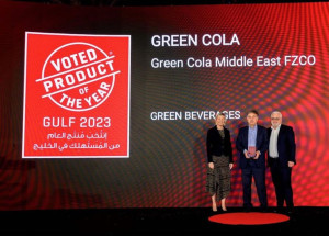 Η ελληνική GREEN COLA Product of the Year Gulf 2023