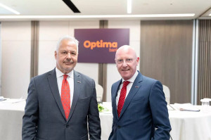 Γιώργος Τανισκίδης, Πρόεδρος της Optima bank - Δημήτρης Κυπαρίσσης, Διευθύνων Σύμβουλος της Optima bank