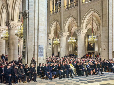 Σακελλαροπούλου: Παρέστη στην τελετή επαναλειτουργίας της Παναγίας των Παρισίων