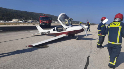 Ρόδος: Αναγκαστική προσγείωση μονοκινητήριου αεροσκάφους