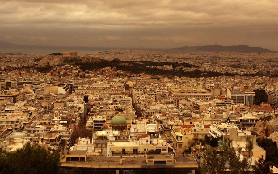 Συννεφιά, αφρικανική σκόνη και ήπια άνοδος της θερμοκρασίας